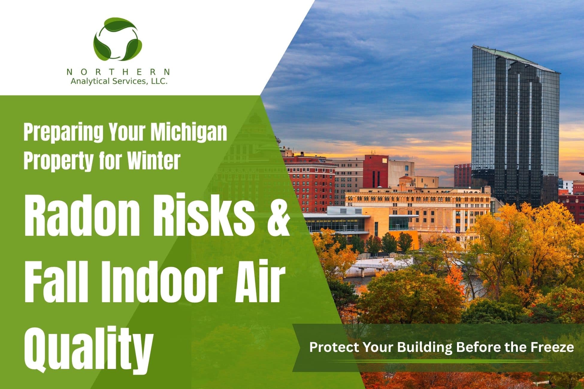 Preparing Your Michigan Property for Winter Radon Risks & Fall Indoor Air Quality Radon in Michigan Building testing